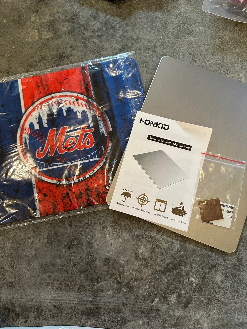 NY Mets Logo Mouse Pad & Honkid aluminum mouse pad